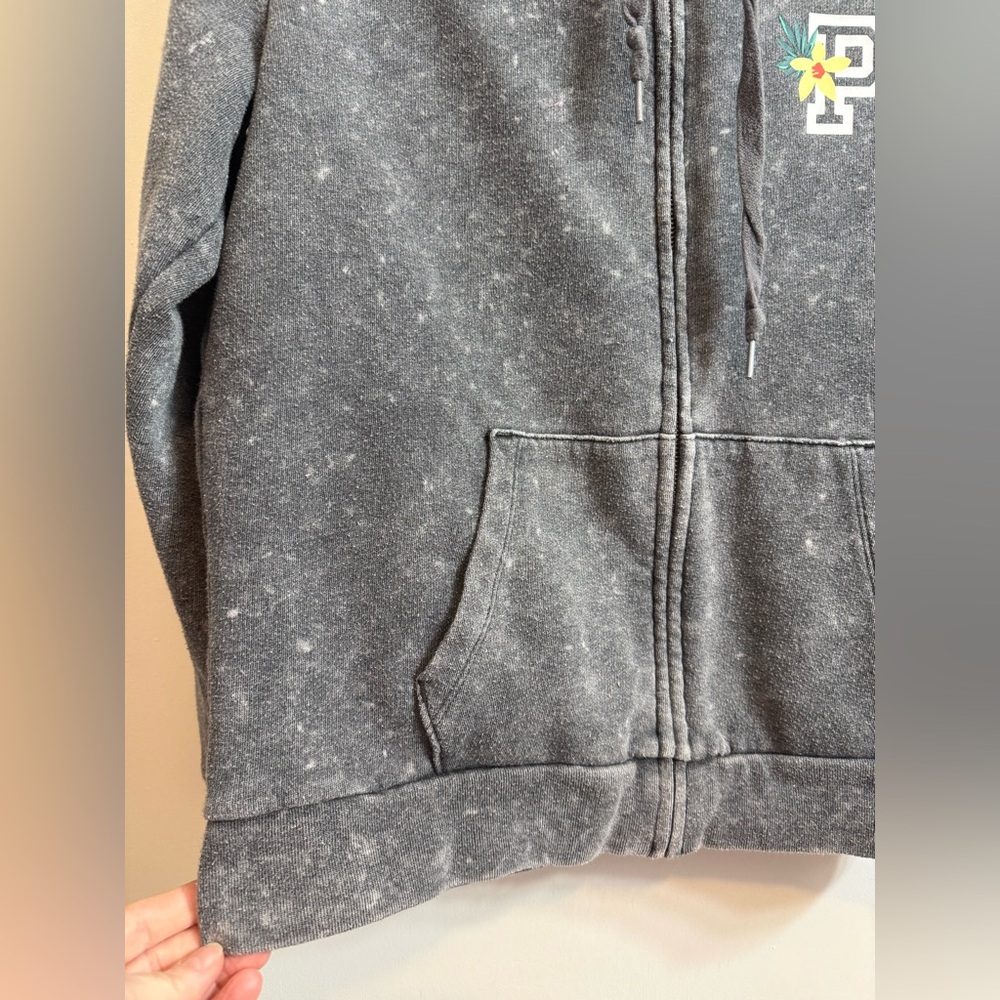PINK Tropical Zip Hoodie Sweatshirt L - Picture 14 of 15